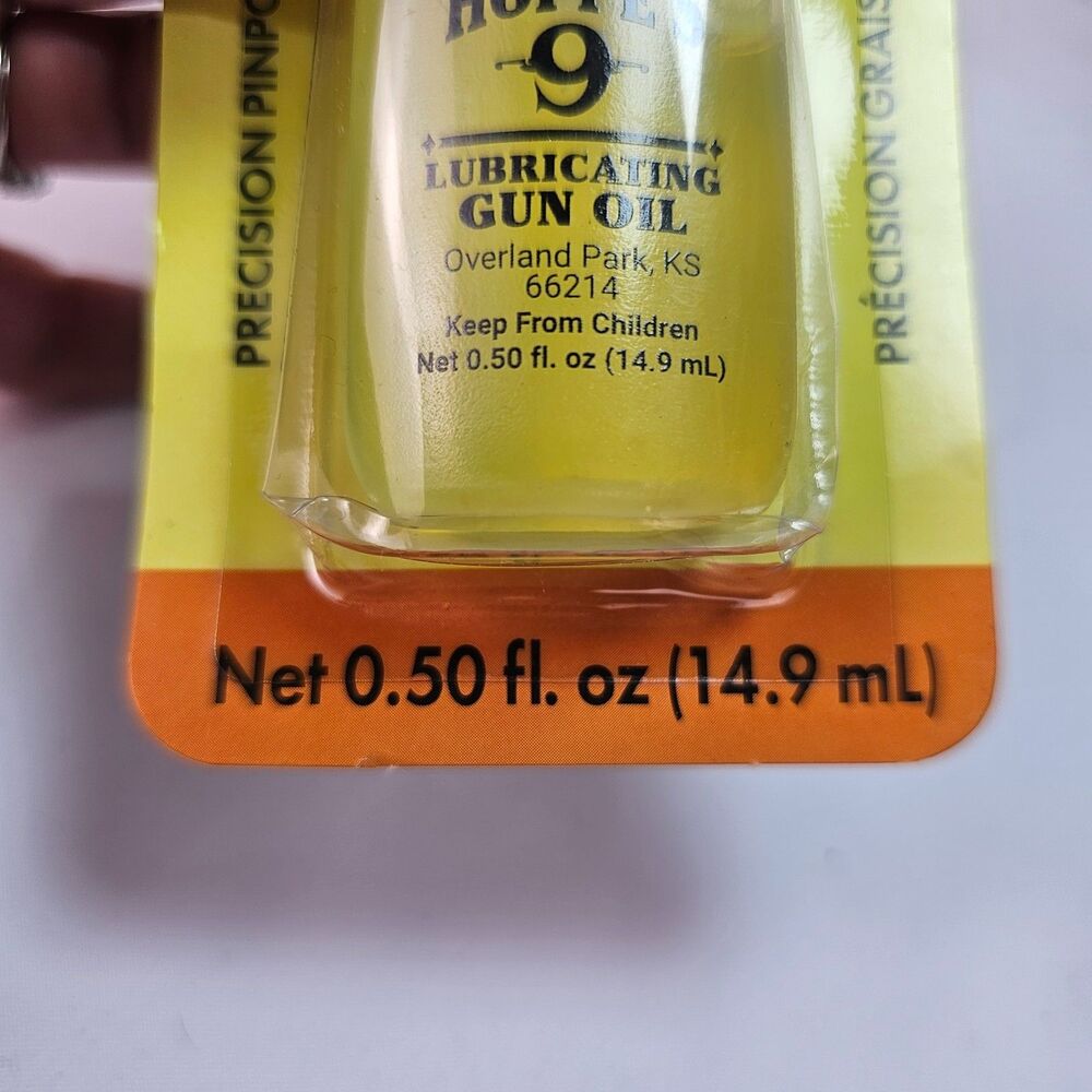Hoppe's No. 9 Precision Lubricating Gun Oil 0.5 oz New Sealed Applicator - Picture 6 of 8
